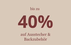 SALE - Ausstecher &amp; Backzubehör