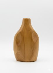 DIJK - Vase aus Holz - Geölt - Unikat - 28 cm