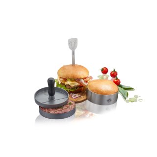 GEFU - Burger-Set BBQ - 3-teilig
