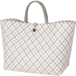 Handed By - Motif Bag Shopper - Pale Grey