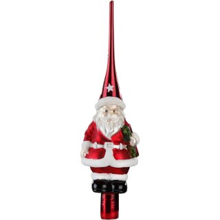 Inge Glas - Formspitze Santa - Rot - 28 cm - Glas