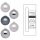 Inge Glas - Kugeln in Box / 20Stk - White Christmas - 6 cm - Glas