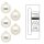 Inge Glas - Kugeln in Box / 20Stk - Champagne - 6 cm - Glas