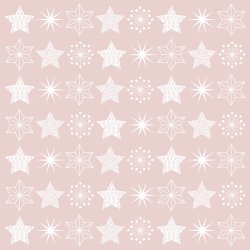 PPD - Servietten - Pure Stars Ros&eacute; - 33 x 33 cm -...