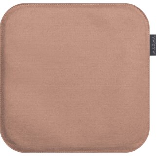 MAGMA Heimtex - Stuhlkissen AVARO quadratisch - altrose