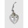 ARTE - Herzhänger - Cuore - 11 cm - Silber