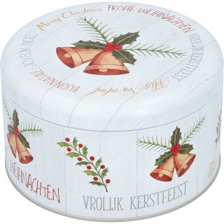 BIRKMANN - Gebäckdose - Frohe Weihnachten - rund - Größe M