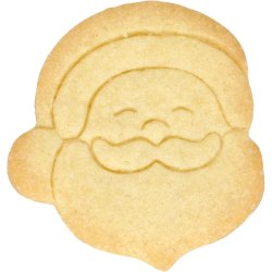 Birkmann - Ausstechform - Weihnachtsmannkopf - Edelstahl - 6 cm