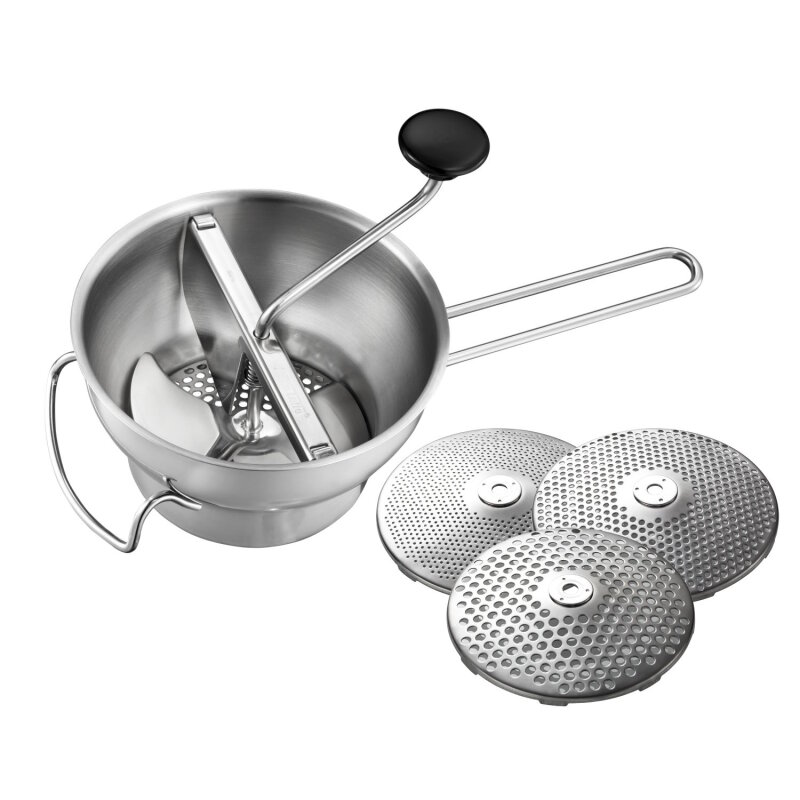 Gefu Küchenboss Braun Passiergerät Flotte – Silberfarben – Ca.21x12x40cm - Image 10