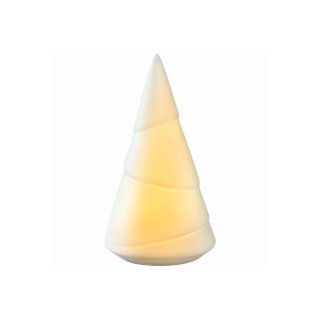 LEONARDO - Porzellantanne - STELLA - 18,4 cm - Weiß mit LED