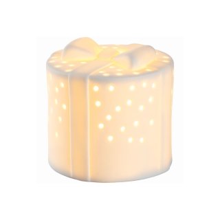 LEONARDO - Porzellangeschenk - STELLA - 9 cm - Weiß mit LED