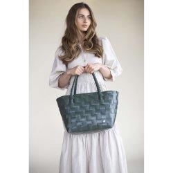 Handed By - Paris Shopper - Forest Green -...