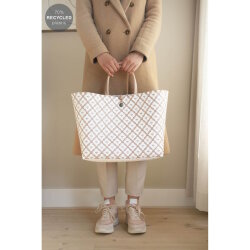 Handed By - Motif Bag Shopper - Copper Blush