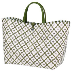 Handed By - Motif Bag Shopper - Olive