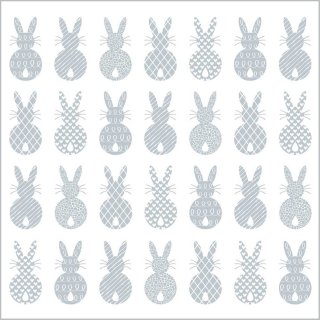 PPD - Servietten - Pure Easter Rabbits - 33 x 33 cm - 20 Stk