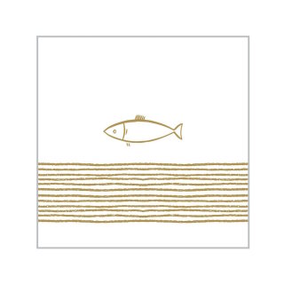 PPD - Servietten - Pure Fish - 25 x 25 cm - 20 Stk