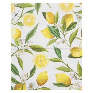 MAGMA Heimtex - Tischläufer FRUTTA - Limone - 40 x 145 cm