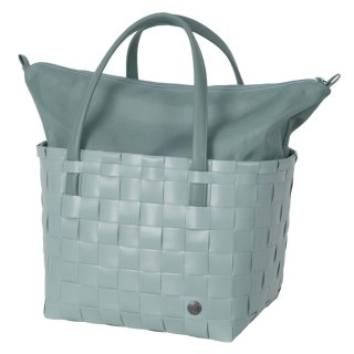 Handed By - Color Deluxe Shopper - Greyish Green - Größe S