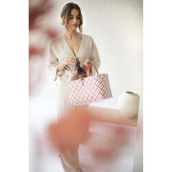 Handed By - Mini Motif Bag Shopper - Rust
