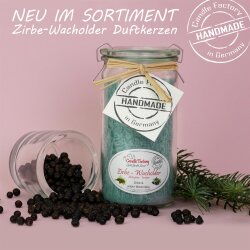 Candle Factory - Baby-Jumbo - Zirbe-Wacholder