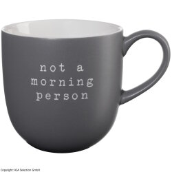 ASA - Henkelbecher - Hey! - not a morning person - 350 ml