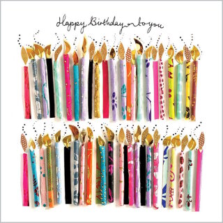 PPD - Servietten - Happy Candles - 33 x 33 cm - 20 Stk
