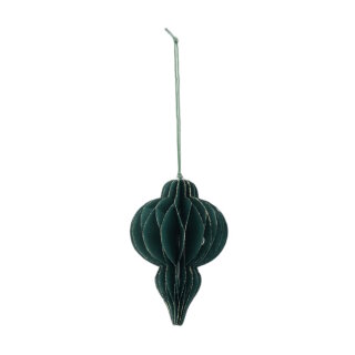 DIJK - Hänger - 12 cm - Grün Glitzer - Spitzenform