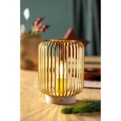 LEONARDO - LED Laterne - Autentico - 22 cm - Gold