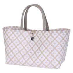 Handed By - Mini Motif Bag Shopper - Pale Grey