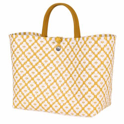 Handed By - Motif Bag Shopper - Mustard