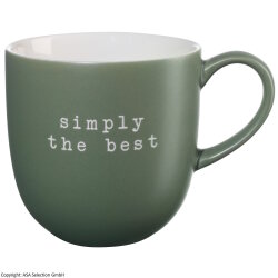 ASA - Henkelbecher - Hey! - simply the best - 350 ml