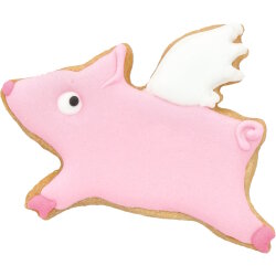 Birkmann - Ausstechform - Schwein mit Flügeln - Edelstahl - 7 cm