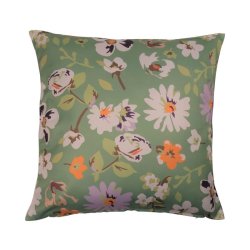 2LIF - Outdoorkissen - Valerie - Blumenprint - Grün...