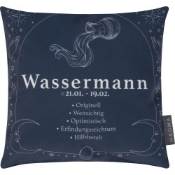 MAGMA Heimtex - Minikissen - STERNZEICHEN - Wassermann -...