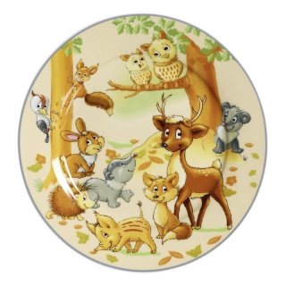 Ritzenhoff & Breker - Teller - Waldtiere - 19 cm