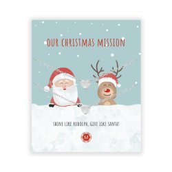 Luamaya - Armband - Our Christmas Mission - 2er Set - Silber