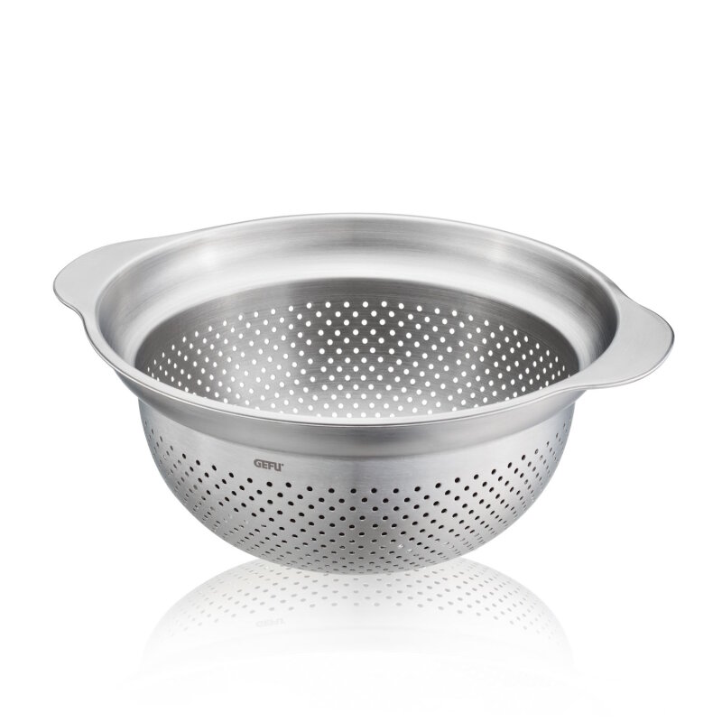 Gefu Hellgrau Seiher "Premio", Silber, B:26,5Cm H:9,5Cm L:23cm, Edelstahl 18/10, Küchensiebe, Besonders Feine Lochung, Ø 23 Cm - Image 3