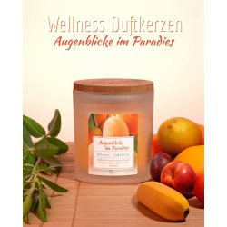 Candle Factory - Wellness-Duftkerze mit Bambusdeckel -...