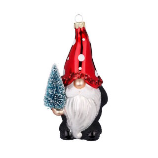 Inge Glas - Weihnachtswichtel - 13,5 cm - Glas - Bunt