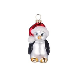 Inge Glas - Pinguin - 7 cm - Glas - Bunt
