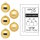 Inge Glas - Kugeln in Box / 30Stk - Inkagold - 6 cm - Glas