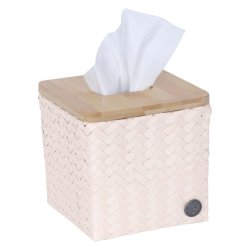 Handed By - Tissue Box - Bambus Deckel - Champagner