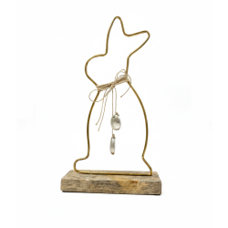 Gilde - Hase mit Schleife - 32,5 cm