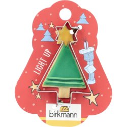 BIRKMANN - Ausstechform - Weihnachtsgr&uuml;&szlig;e - Tannenbaum - Edelstahl - 6,6 cm