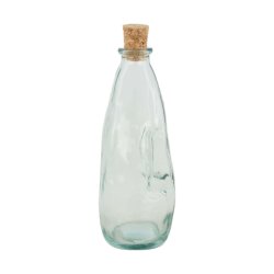 DIJK - Flasche mit Korken - Recyceltes Glas