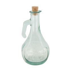 DIJK - Flasche mit Korken und Henkel - Recyceltes Glas