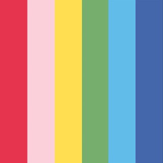 PPD - Servietten - Pride Colors - 33 x 33 cm - 20 Stück