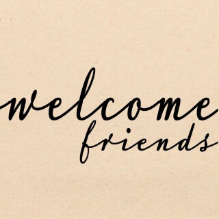 PPD - Servietten - Friends black - 33 x 33 cm - eco - 20 Stk