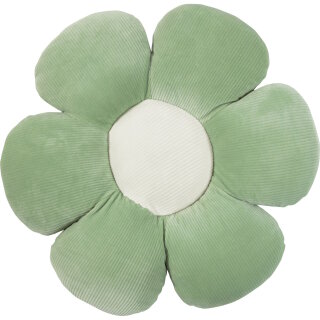 MAGMA Heimtex - Blumenkissen - Minnie - 50 cm - Rund - Pastellgrün