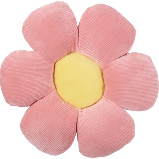 MAGMA Heimtex - Blumenkissen - Minnie - 50 cm - Rund - Pink